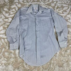 Vintage 70'S Arrow SURREY COLLECTION Men's Long Sleeve Striped Shirt Made in USA